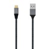 AISENS CABLE USB A USB-C 3.1 / 2M/ GRIS