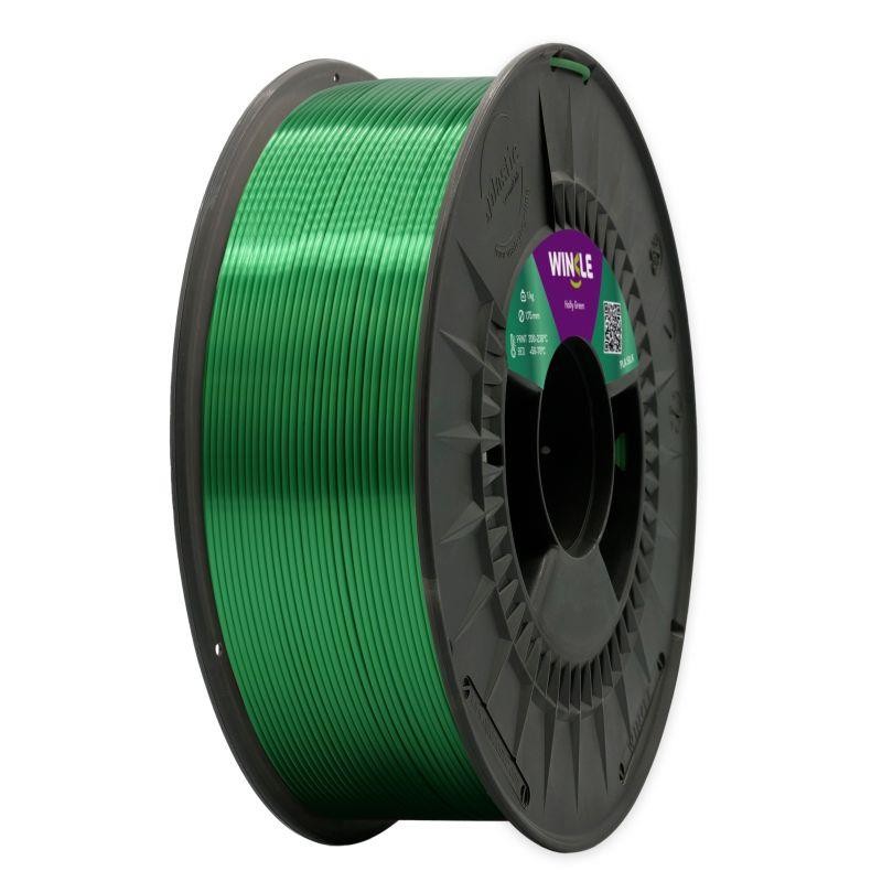 WINKLE FILAMENTO HOLLY GREEN PLA SILK 1.75MM 1 KG