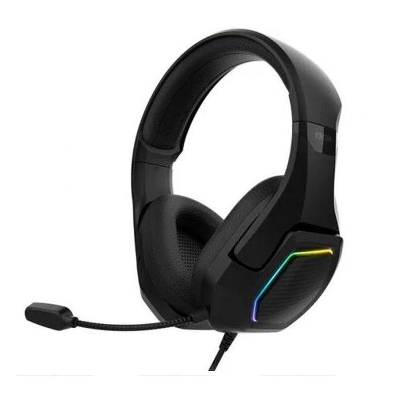 KROM AURICULARES CON MICRO KOPA 7.1 NEGROS DIADEMA AJUSTABLE/USB