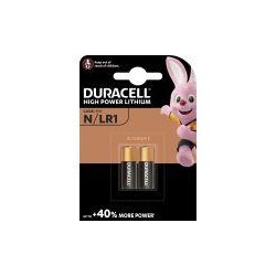 DURACELL PILA ALCALINA MN9100 N LR1 1,5V BLISTER*2