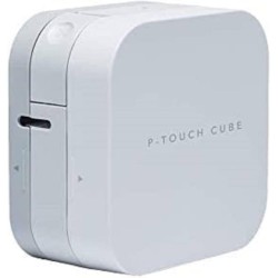 BROTHER ROTULADORA ELECTRONICA PORTATIL P-TOUCH CUBE (MODEL PT-P300BT) BLANCA Rotuladora electrónica portátil con conexión Bluet