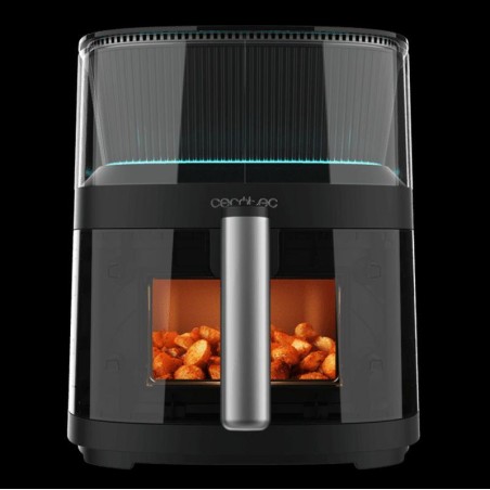 CECOTEC CECOFRY NEON 5000 Freidora de aire sin aceite con área de cocinado de 5 litros con spray de agua, control táctil y diseñ