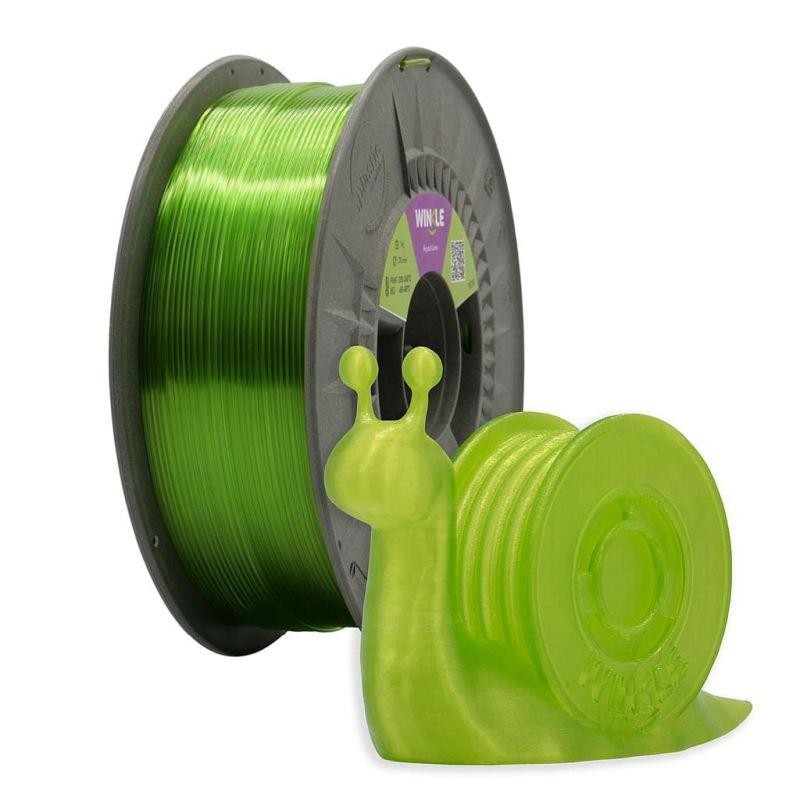 WINKLE FILAMENTO VERDE LIMA PETG KRYSTAL 1.75MM 300 GR KRYSTAL LIME