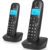 SPC TELEFONO INALAMBRICO AIR PRO DUO 7302N / PACK DUO/ NEGRO