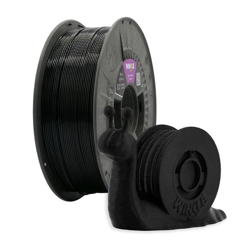 WINKLE FILAMENTO NEGRO AZABACHE PETG 1.75MM 300 GR