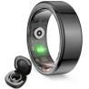 KSIX ANILLO INTELIGENTE SATURN TALLA L/ 20.6 MM NEGRO NOTIFICACIONES / FRECUENCIA CARDIACA