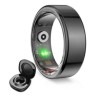KSIX ANILLO INTELIGENTE SATURN TALLA M/ 19.8 MM NEGRO NOTIFICACIONES / FRECUENCIA CARDIACA