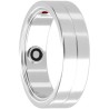 MAXCOM ANILLO INTELIGENTE MR100 TALLA 8/57/ 18.2 MM PLATA NOTIFICACIONES / FRECUENCIA CARDIACA