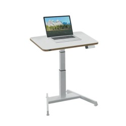 LEITZ MESA ESCRITORIO ERGO COMPACTO ELECTRICO BLANCO regulable en altura electricamente / tablero 80x60