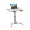 LEITZ MESA ESCRITORIO ERGO COMPACTO ELECTRICO BLANCO regulable en altura electricamente / tablero 80x60