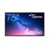 OPTOMA PANTALLA INTERACTIVA 5753RK 75 4K UHD/ 65/4 x HDMI 2.0, 1 x DisplayPort, 1 x Audio 3.5mm, 1 x USB-A servicio, 4 x USB 3.0
