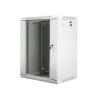 LANBERG ARMARIO RACK 19 15U GRIS 600X450 FLAT PACK V2 PUERTA CRISTAL