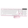 ONE+ COMBO TECLADO + RATON INALAMBRICO NG6029 ROSA