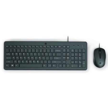 HP TECLADO Y RATON CON CABLE HP150 NEGRO
