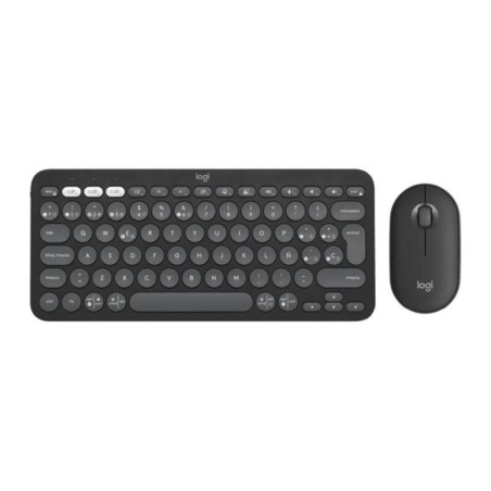 LOGITECH TECLADO Y RATON INALAMBRICO PEBBLE 2 NEGRO