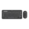 LOGITECH TECLADO Y RATON INALAMBRICO PEBBLE 2 NEGRO