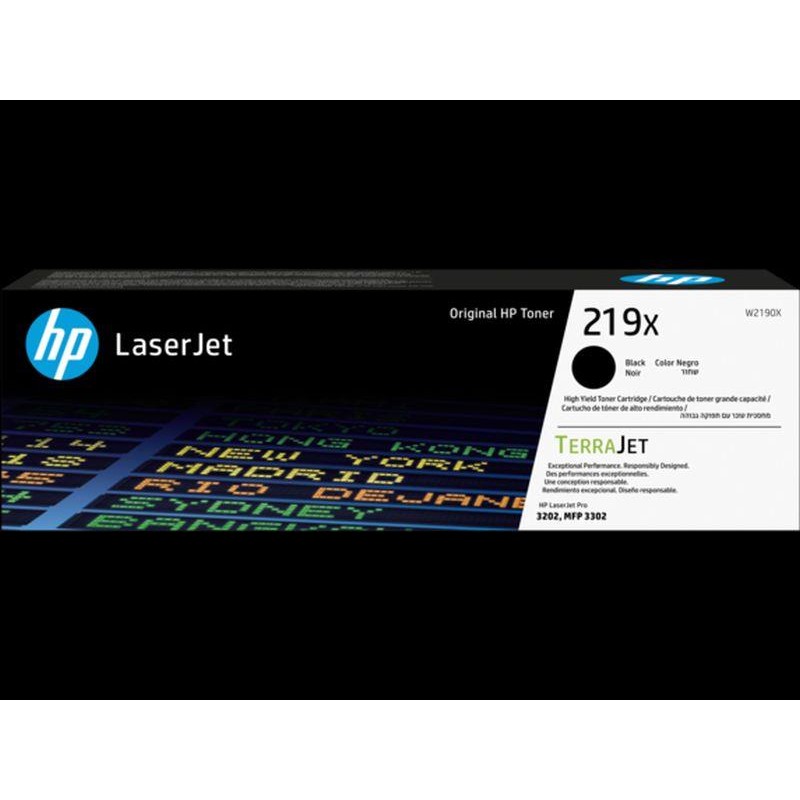 HP TONER W2190X NEGRO Nº 219X