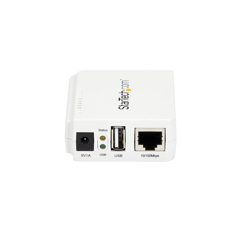 STARTECHCOM SERVIDOR DE IMPRESION INALAMBRICO WIFFI N Y ETHERNET 1 PUERTO USB