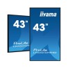 IIYAMA PANTALLA DE SEÑALIZACION LH4341UHS-B2 43 NEGRO 3840 x 2160 / 4K UHD / 43/ VGA / 3XHDMI / VESA 400X400