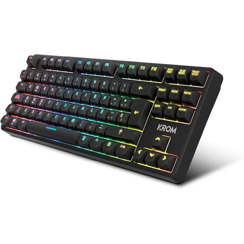 KROM TECLADO COMPACTO GAMING KERNEL PRO MECANICO RGB