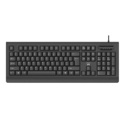 EWENT TECLADO EW3286 USB QWERTY ESPAÑOL NEGRO