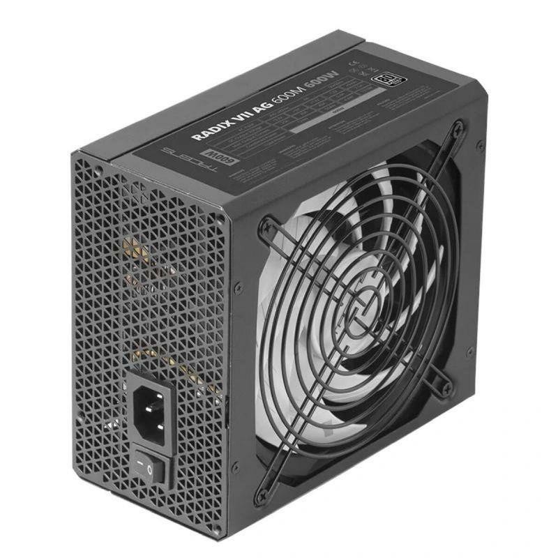 TACENS FUENTE ALIMENTACION RADIX VII AG 600W VENTILADOR 14CM/ 80 PLUS SILVER