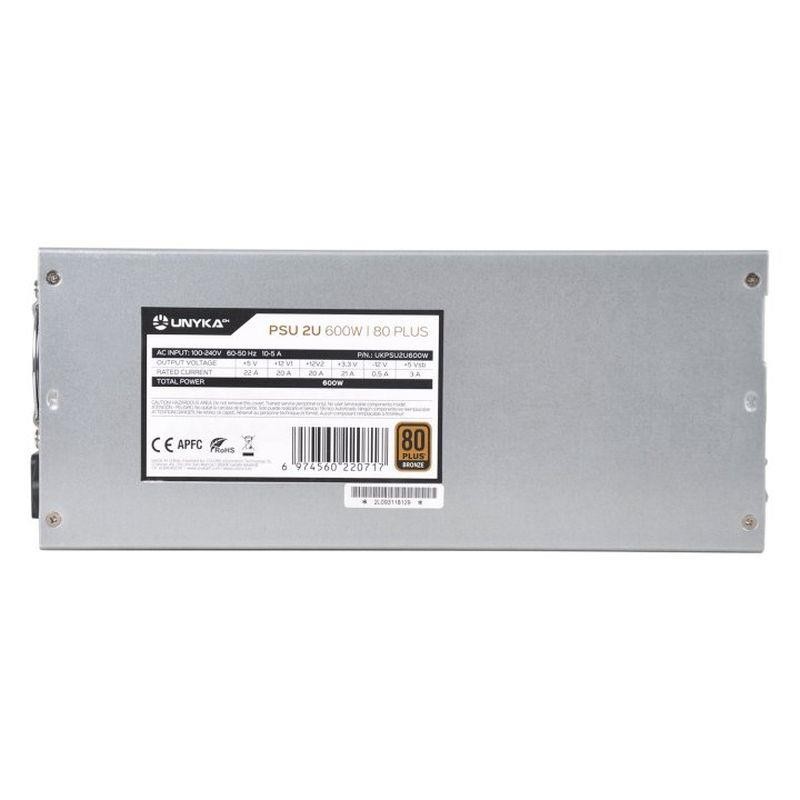 UNYKA FUENTE DE ALIMENTACION PARA SERVIDOR PRO FLEX 2U 600W