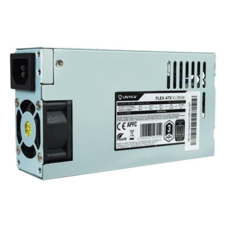 UNYKA FUENTE DE ALIMENTACION PARA SERVIDOR FLEX 1U 250W VENTILADOR 40MM