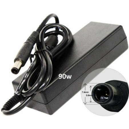 CARGADOR PARA PORTÁTIL HP 90W 18.5V 4.9A 7.4 mm x 5.0 mm / 4975