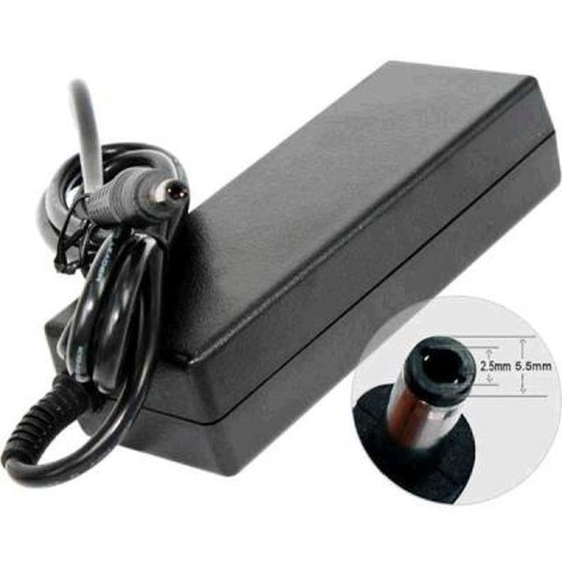 CARGADOR PARA PORTÁTIL ACER/ASUS/TOSHIBA 45W 19V 2.37A 5.5 mm x 2.5 MM/ M-165
