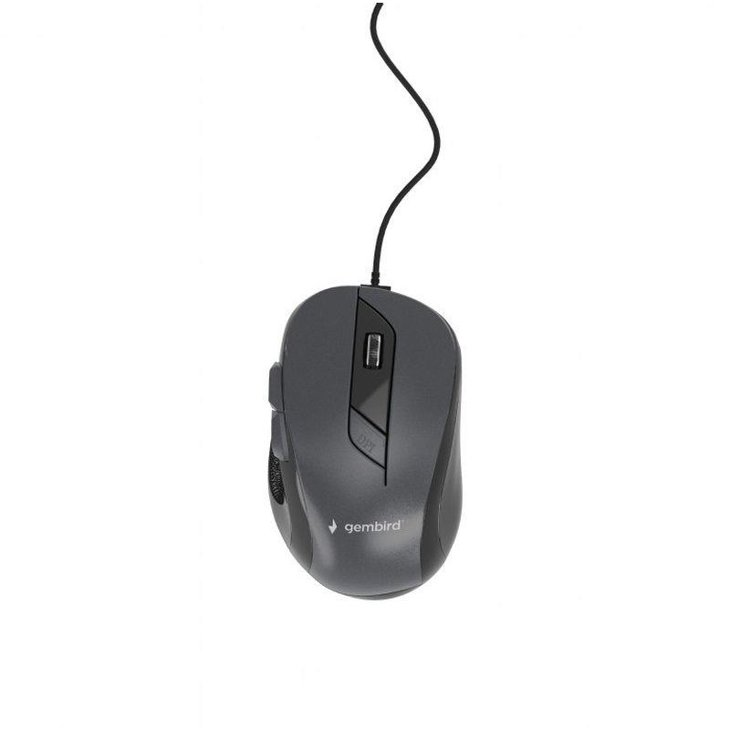 GEMBIRD RATON OPTICO USB NEGRO/GRIS MUS-6B-01-BG