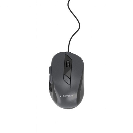 GEMBIRD RATON OPTICO USB NEGRO/GRIS MUS-6B-01-BG