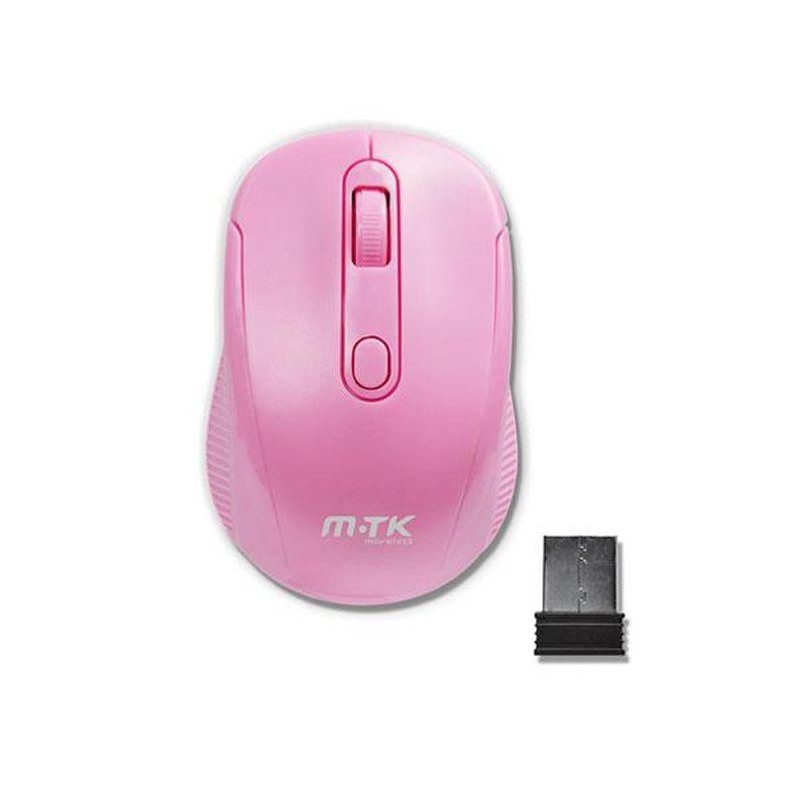 MTK RATON INALAMBRICO GT641 KRACK ROSA 2.4Ghz / 1600 Dpi