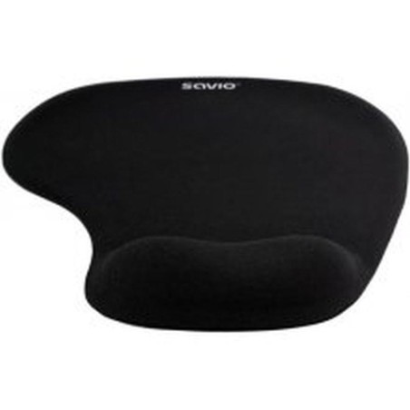SAVIO ALFOMBRILLA GEL NEGRO MP-01B 230X190X18MM/ CON REPOSAMUÑECAS/ANTIDESLIZANTE/BASE DE GOMA