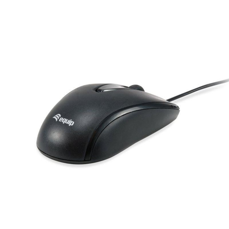 EQUIP RATON COMPACTO USB-C NEGRO
