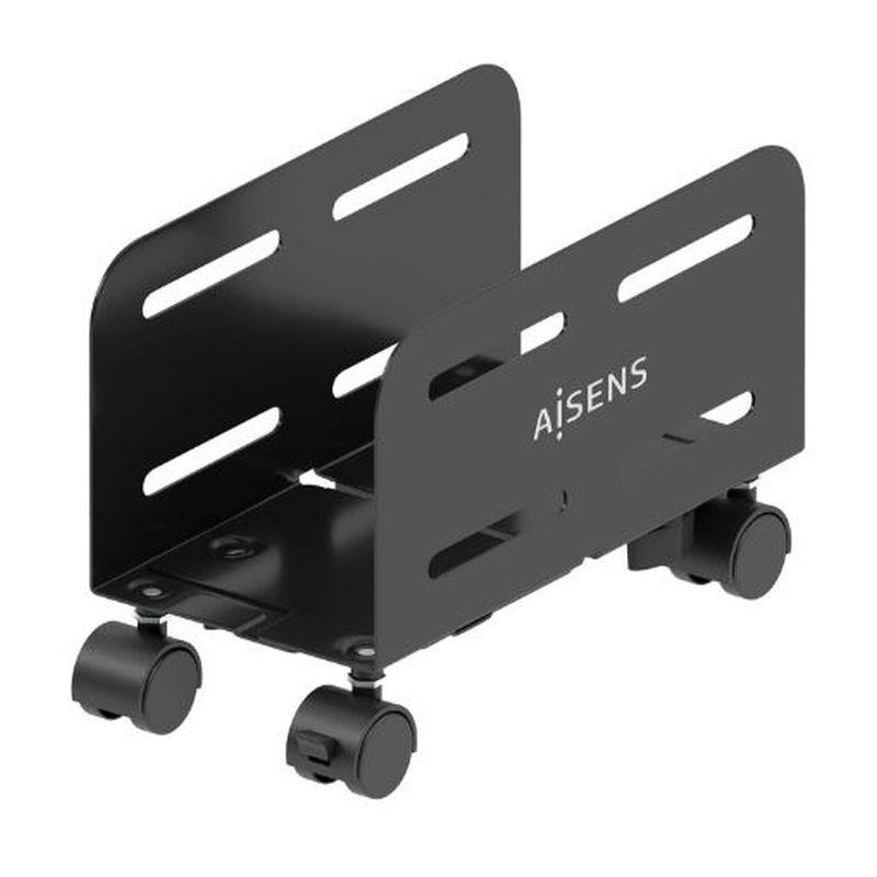 AISENS SOPORTE CPU METALICO AJUSTABLE DE SUELO NEGRO