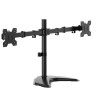 AISENS SOPORTE MESA PEANA GIRA INCLI MONITOR (3 PIV 2 BRAZOS) 17-32