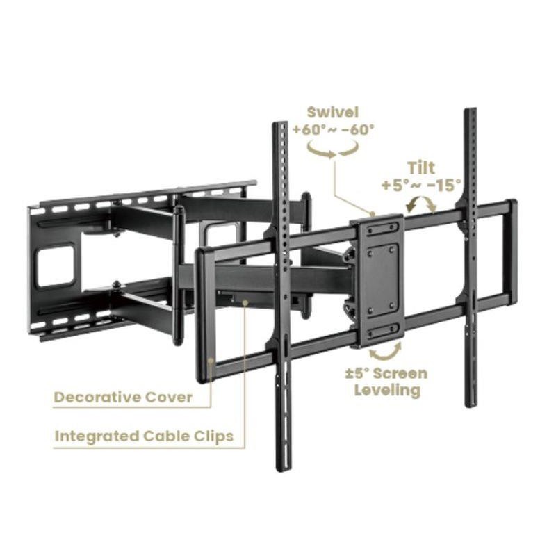 GEMBIRD SOPORTE DE PARED PARA TV DE MOVIMIENTO COMPLETO 60-120