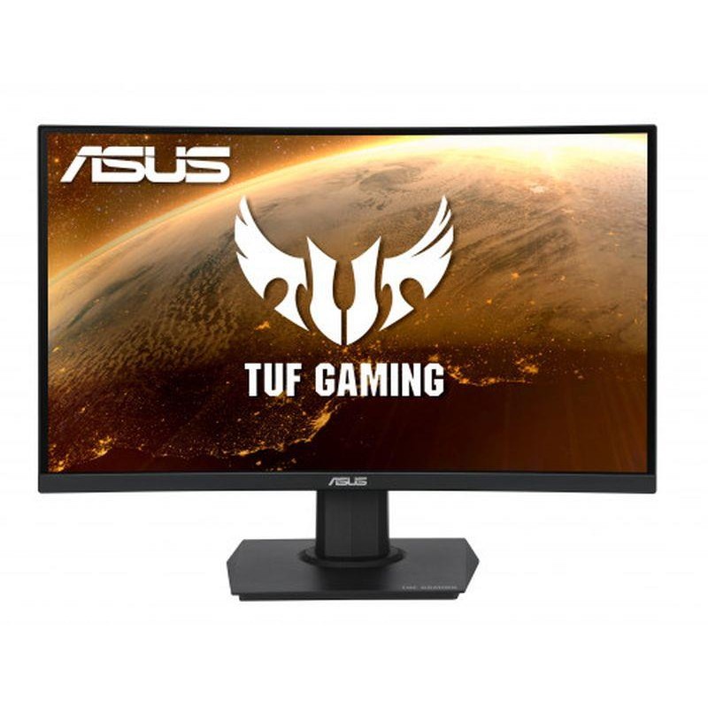 ASUS MONITOR TUF GAMING 23.6 VG24VQE CURVA NEGRO 165HZ DP / 2x HDMI / 1MS / 165HZ / VESA