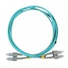 LAPARA CABLE FIBRA OPTICA MULTIMODE 50/125 DUPLEX OM3 SC/SC 1M