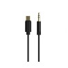 GEMBIRD CABLE USB-C A JACK 1,5M NEGRO