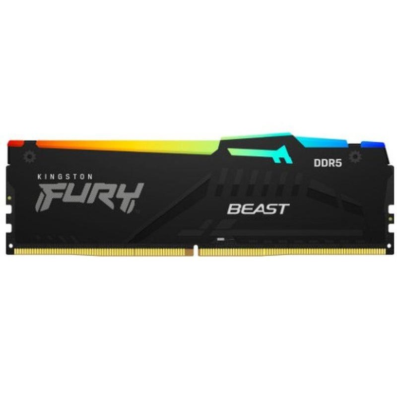 KINGSTON MEMORIA FURY BEAST RGB KF552C40BBA-8 DDR5 8GB 5200MHZ CL40