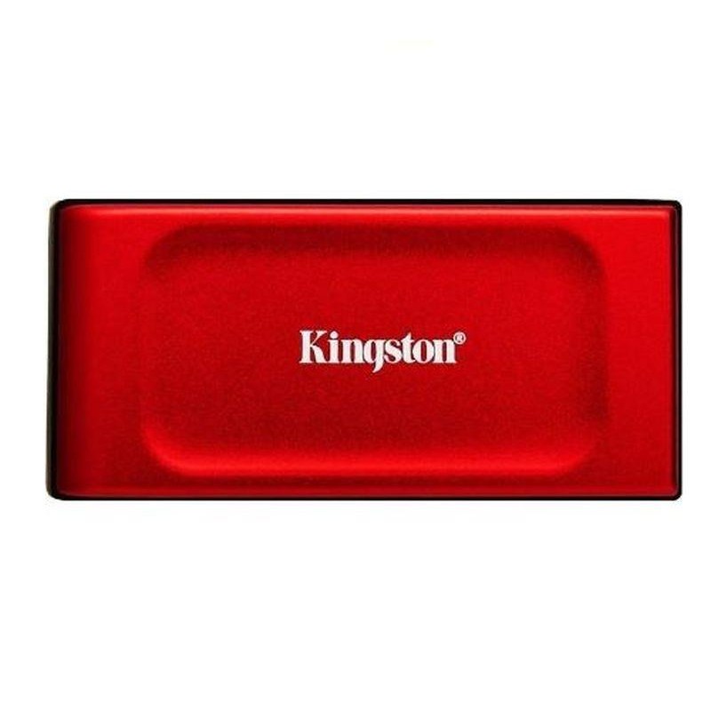 KINGSTON DISCO DURO EXTERNO XS1000 1 TB USB 3.2 ROJO LECTURA 1.050 MB/s - ESCRITURA 1.000 MB/s