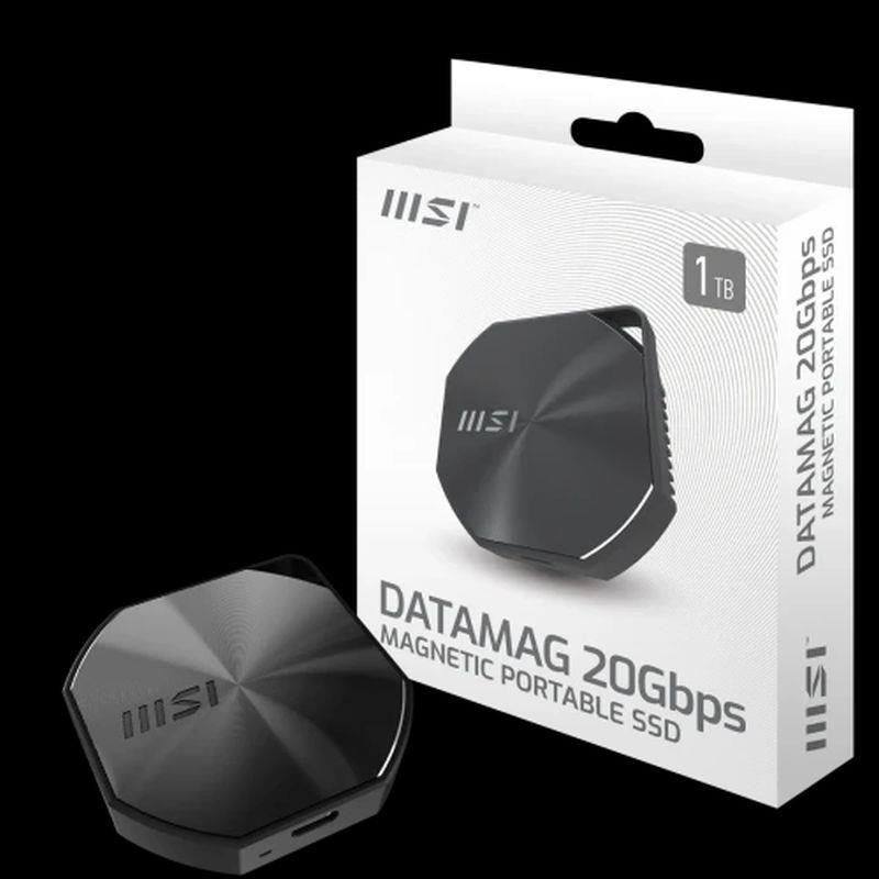 MSI DISCO DURO SSD EXTERNO DATAMAG 20Gbps 1TB lectura 1600 mb/s - escritura 1500 MB/s