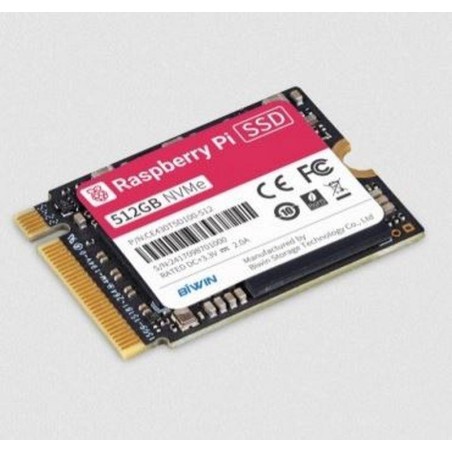 RASPBERRY DISCO DURO SSD NVME 512GB PARA RASPBERRY PI 5