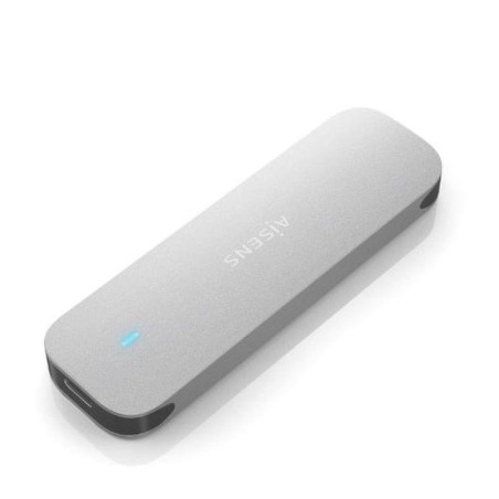 AISENS CAJA EXTERNA ASM2-025SL SSD M.2 NVME USB 3.2 GEN 2 PLATA