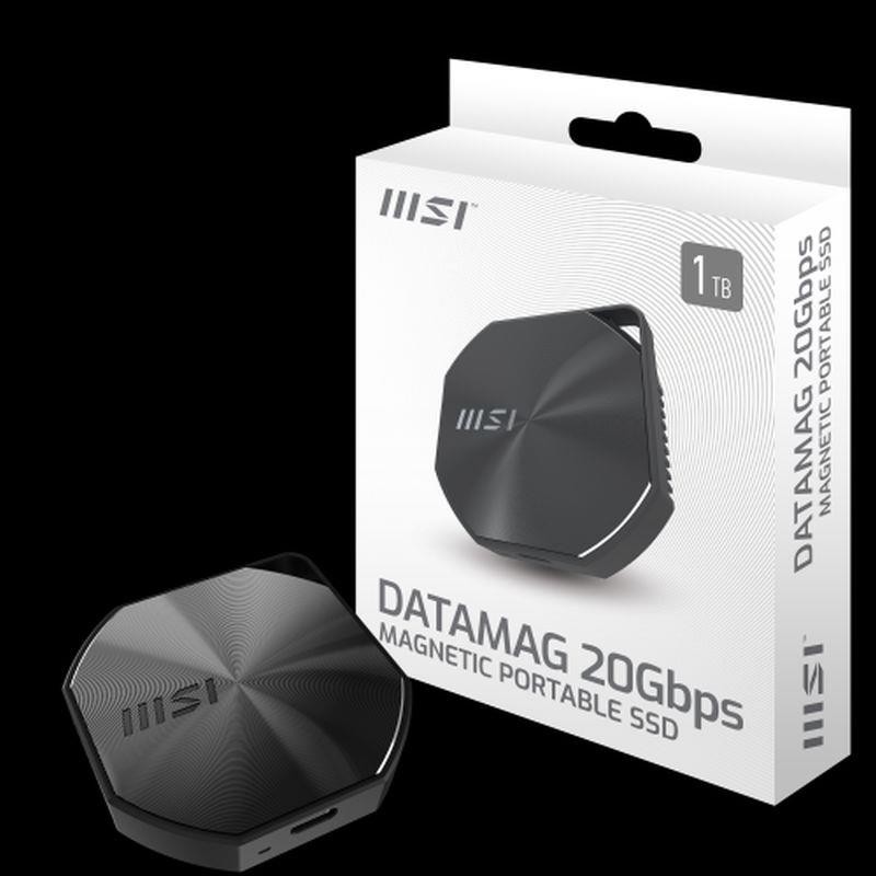 MSI DISCO DURO SSD EXTERNO DATAMAG 20Gbps 2TB Velocidad de lectura 1600 MB/s - Velocidad de escritura 1500 MB/s