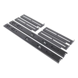UNYKACH KIT DE RAILES 52094 PARA CAJA RACK DE 1U A 4U NEGRO MATERIAL ACERO / SISTEMA TELESCOPICO / 35 KG, 4U, 48,3 CM (19), 45 M