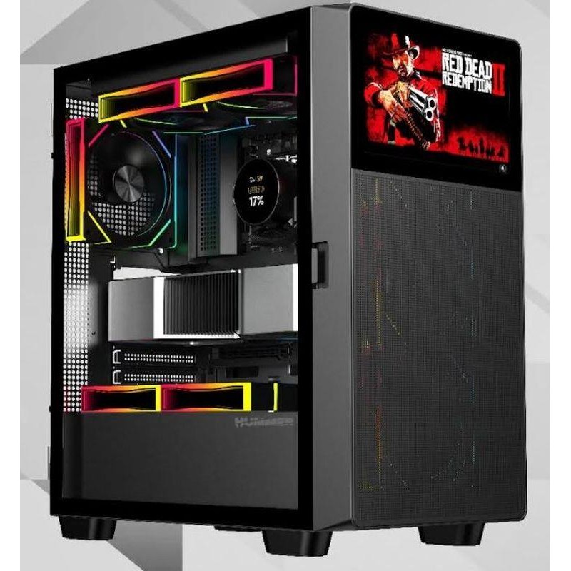 NOX CARCASA HUMMER BIOS NEGRA ATX/ M-ATX/ ITX