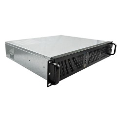 UNYKA CARCASA RACK UK2129 19 2U NEGRA Rejilla Frontal Con Filtro Antipolvo Usb 2.0 Y 3.0